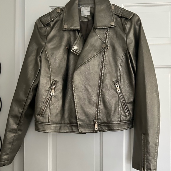 Silvian Heach Faux Leather Jacket - Picture 1 of 2
